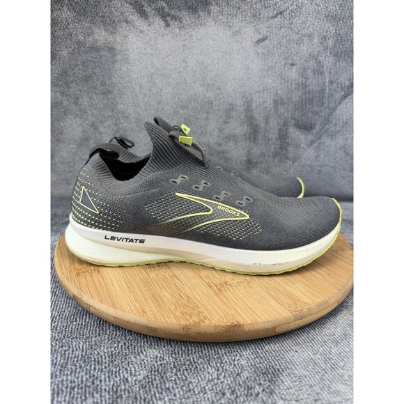 Brooks Levitate StealthFit 5 Shoes Mens Size 9.5 Gray Mesh Sneakers 1103721D045 main image 11
